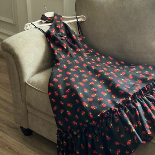 فستان شالكي نسائي أسود أنيق من كولكشن شهر رمضان 20...