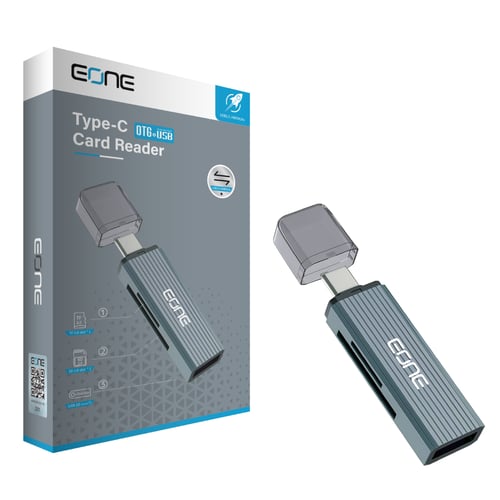 قارئ ذاكرة - ناقل بيانات EONE USB-C