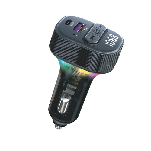 شاحن سيارة TENPLUS الذكي - بقوة 20 واط دعم MP3 , ب...