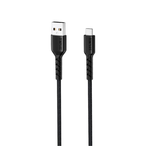 كيبل شحن USB-C قماش مقاوم للقطع من TENPLUS ( 60واط...