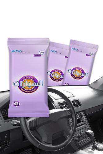 Car wet wipes (60 pieces × 3 packs)