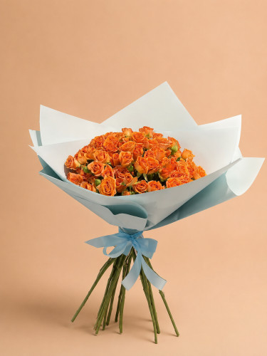 A bunch of 30 stems of baby rose