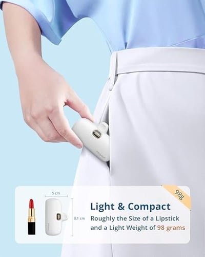 باور بانك صغير بيجانت 5000mAh مع شحن سريع 18 واط P...