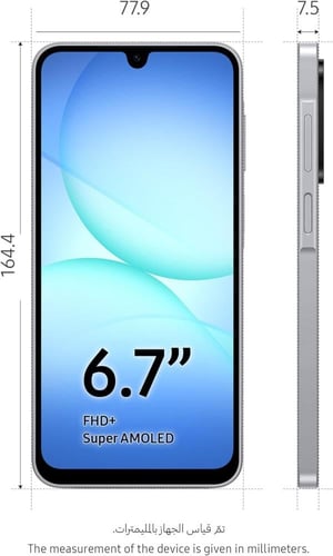 جوال سامسونج جالكسي A17 الذاكره 128 جيجا الرام 4 ج...