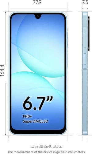 جوال سامسونج جالكسي A17 الذاكره 128 جيجا الرام 4 ج...