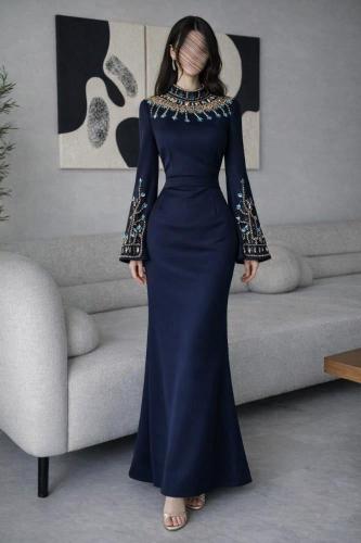 فستان دانتيل فرنسي