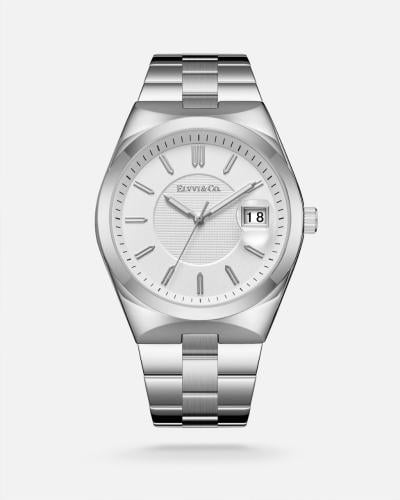 ساعة نسائية راقية فضي