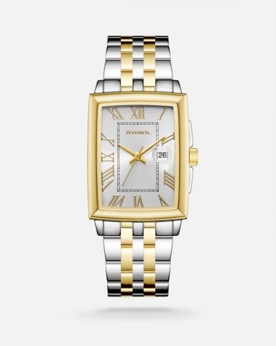 ساعة نسائية بتصميم كلاسيك ذهبي