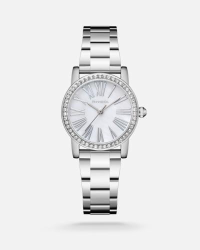 ساعة اليفي نسائية فضي