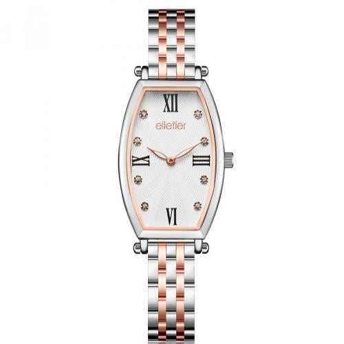 ساعة نسائية الي تير بسير فضي نحاسي