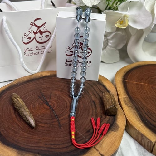 مسباح بكلايت بحري شفاف كركوشة