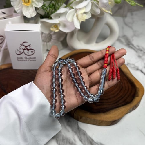 مسباح بكلايت بحري شفاف كركوشة