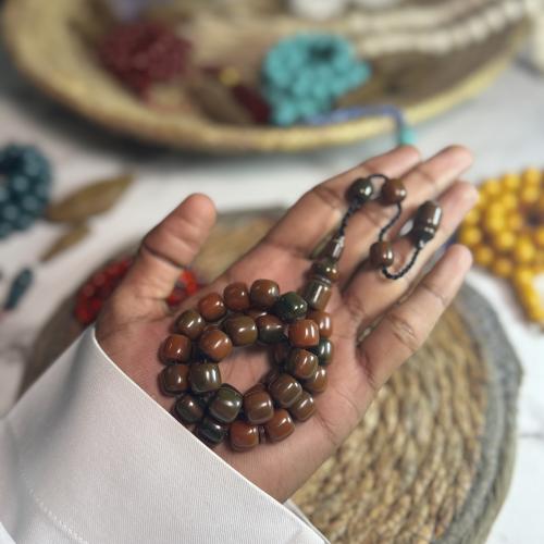 مسباح فاتورن توفي مخلوط برميلي 10 ملي 33 خرزة