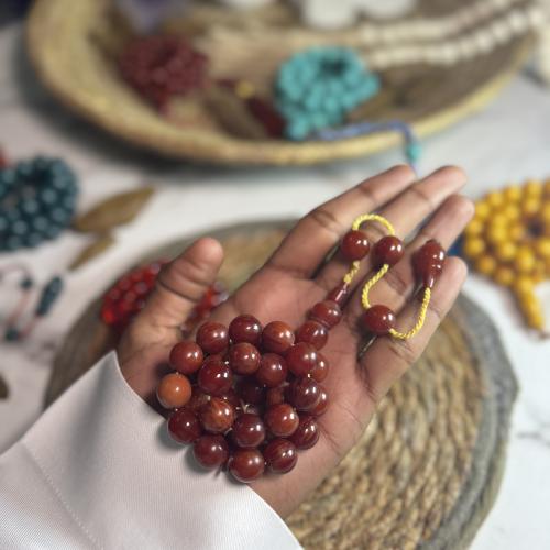 مسباح فاتوران ألوان الشفق 12ملي 33 خرزة