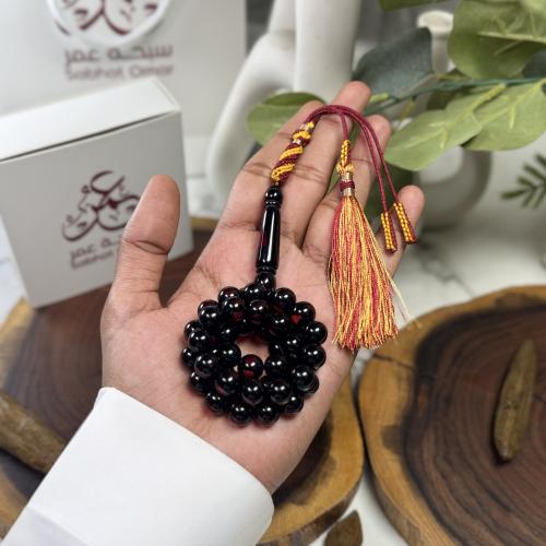 مسباح بكلايت عنابي حرباء كركوشة