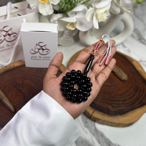 مسباح بكلايت أسود كركوشة تفصال يدوي