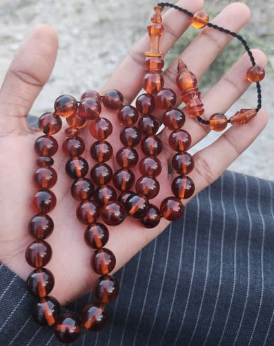 مسباح فاتوران عسلي شفاف تمليكة