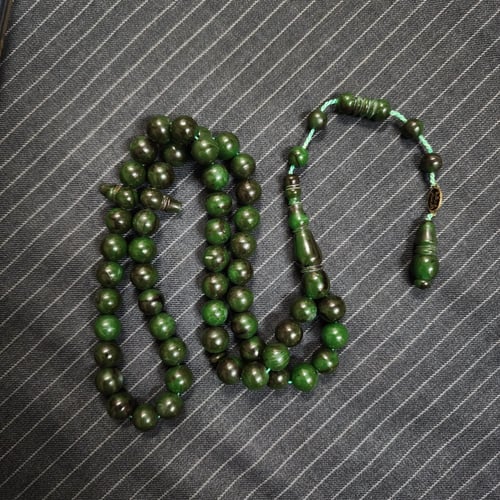 مسباح بكلايت اخضر معرق