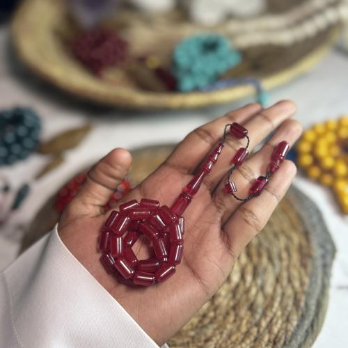 مسباح فاتوران كرزي برميلي حجم ناعم 33 خرزة