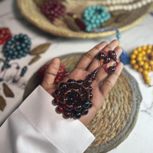 مسباح فاتوران تفاحي 13 ملي 33خرزة