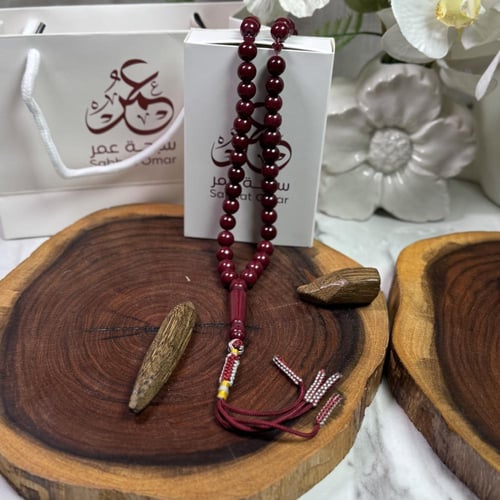 مسباح بكلايت عنابي كركوشة