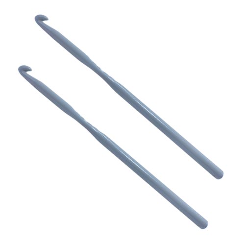 ابرة كروشيه معدن فضي