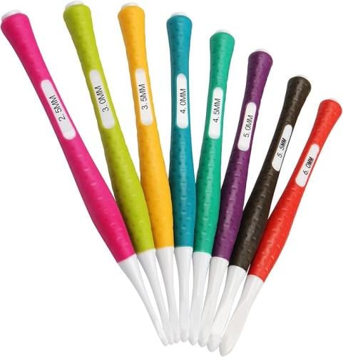 طقم ابر كروشيه 8 حبات