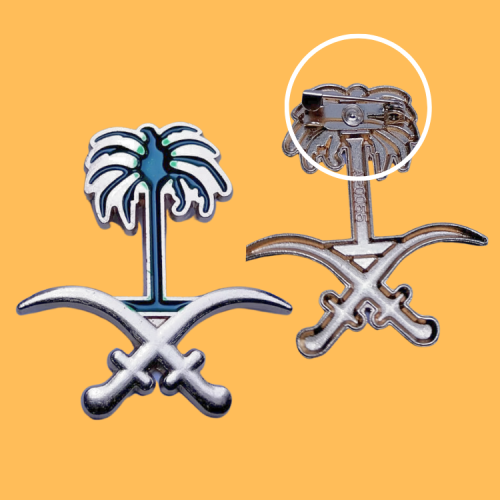 لوجو معدنى شعار المملكه