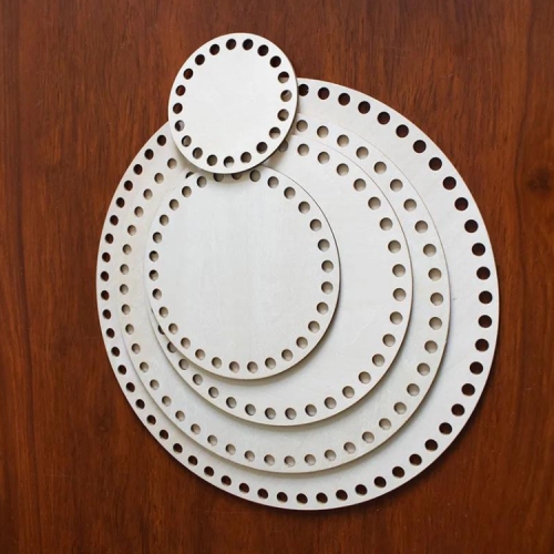 قاعده خشبيه دائريه عدة مقاسات