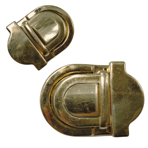 قفل شنط ذهبى كبير