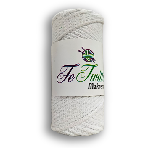 خيط مكرميه مبروم 4 ملم تركى