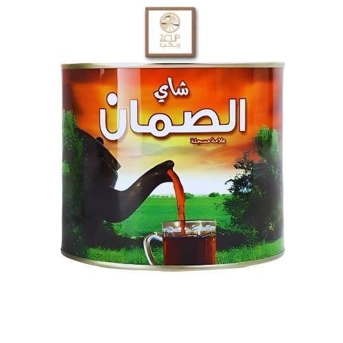 شاي الصمان تلقيمه علبه حديد 360 جرام