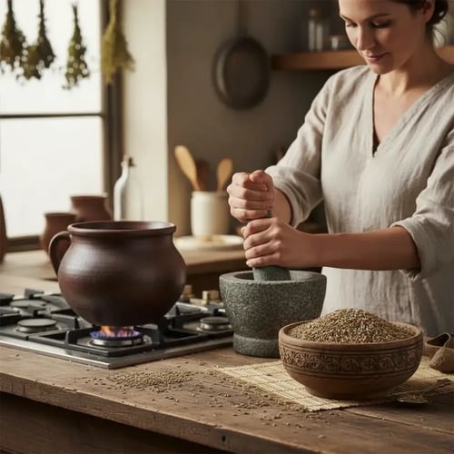 كمون هندي مطحون - حب يبدأ بوزن 250 جرام