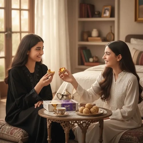 كرات تمر محشية طحينة سخية