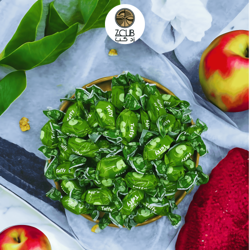 حلاوة توفي بحشوة التفاح الاحمر والاخضر المنعشة تبد...