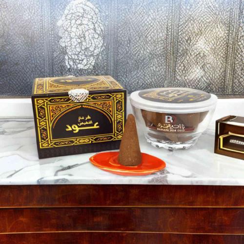 بخور هرمي عود النفيس 12 حبة