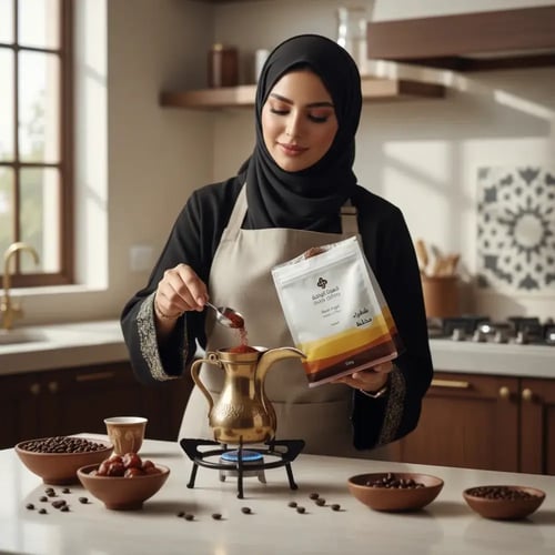 قهوة الواحة الشقراء المخلطة 250 جرام – مذاق أصيل و...