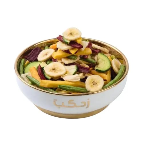 فواكة وخضار مجففة مشكلة 140جرام