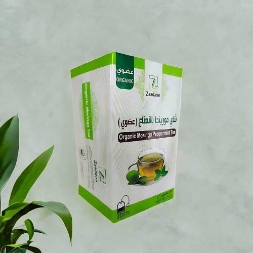 شاي مورينجا بالنعناع عضوي 20 كيس