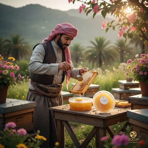 عسل شمع بلدي جازاني طبيعي 100% – وزن 1 كيلو