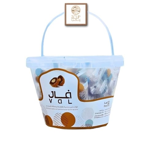 كرات تمر محشية طحينة ومغطاة بالسمسم فال