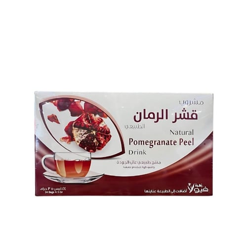 شاي قشر الرمان من زهرة فيولا 24 كيس