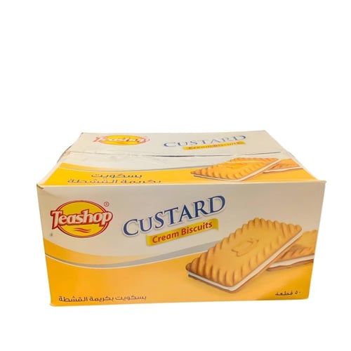 بسكويت بالقشطة تيشوب - 50 قطعة