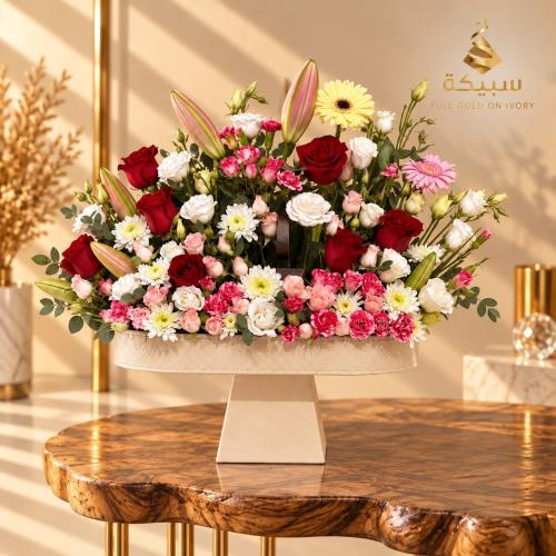 فازة ورد طبيعي