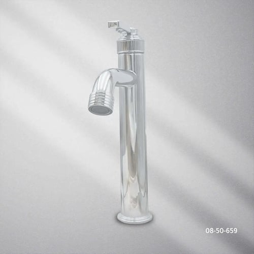خلاط مغسلة طويل كروم FLAGON