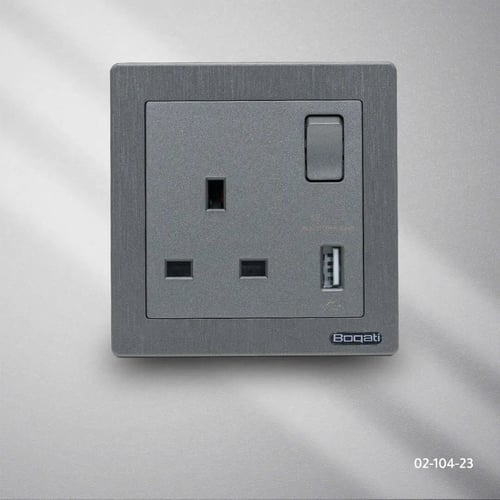 فيش بمفتاح+USB سلفر BOQATI A13