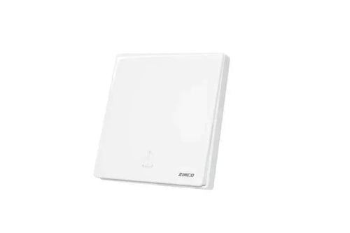مفتاح جرس ابيض جلاس ZINCO