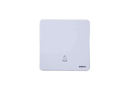مفتاح جرس ابيض ZINCO
