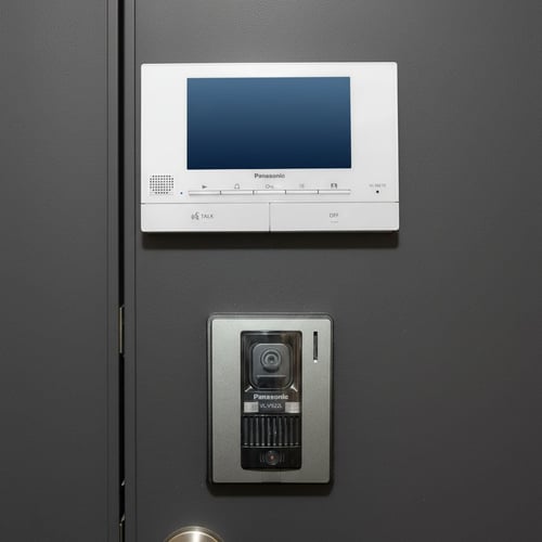 سماعة باب Panasonic بكاميرا موديل VL-SF70CX - شاشة...