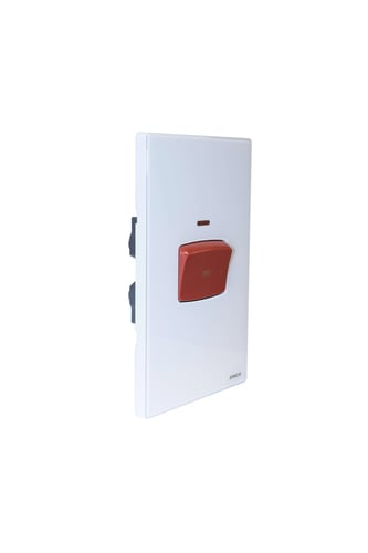 مفتاح مكيف ابيض جلاس 7*14 ZINCO